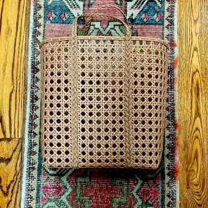 Bembien plastic rattan tote